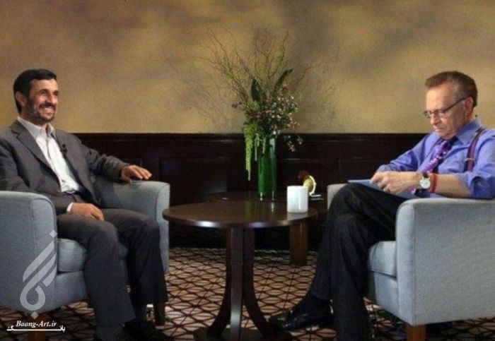 لری کینگ و محمود احمدی نژاد